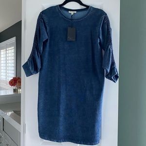 NWT Jane and Delancey Cotton Stretch Denim Dress
